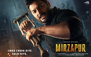 Character poster of Ali Fazal as Guddu Pandit in Amazon Prime`s web-series `Mirzapur Season 2`